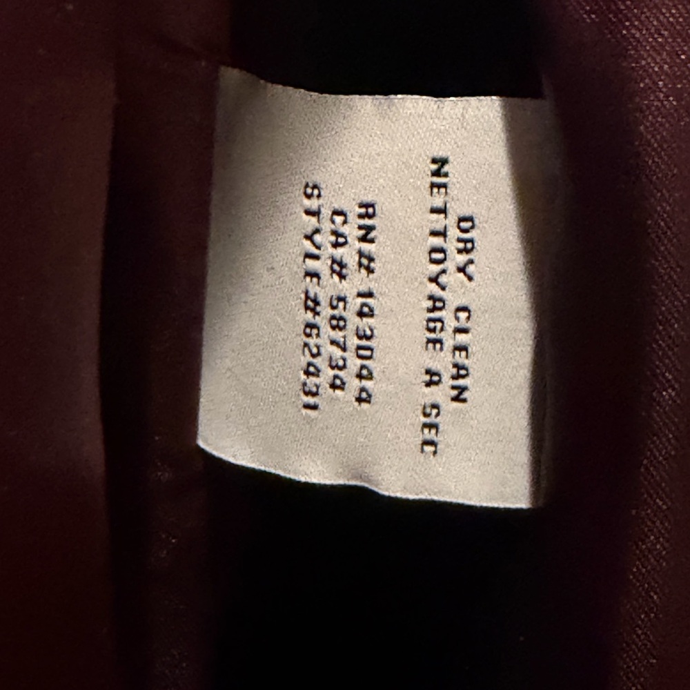 Badgley Mischka Burgundy Coat with Leather Accents NWT - Picture 9 of 13